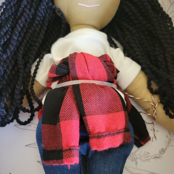 NWT HARPERIMAN DOLL FRANKIE HANDMADE LINEN 14" AGES 3+ HOLIDAY BIRTHDAY GIFTS - Picture 3 of 9